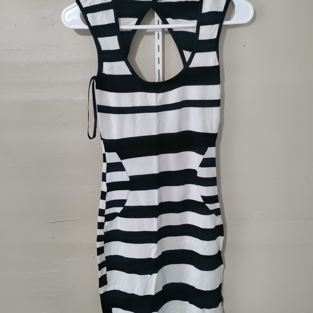 Arden B Black Bodycon Halter Backless Dress